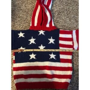 Handmade Knit Sweater, Americana‎ Child size 4T